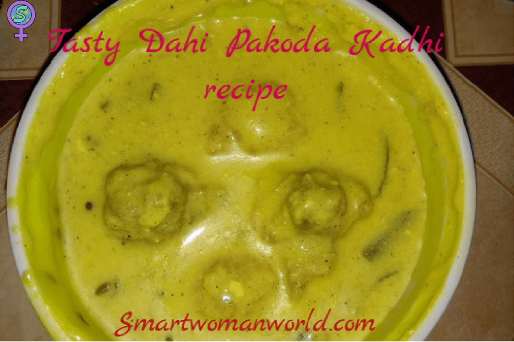 Tasty Dahi Pakoda Kadhi recipe