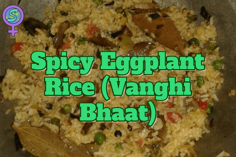 spicy egg plant rice