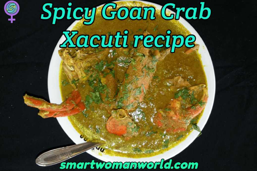 Spicy Goan Crab Xacuti recipe