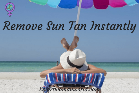Remove Sun Tan Instantly