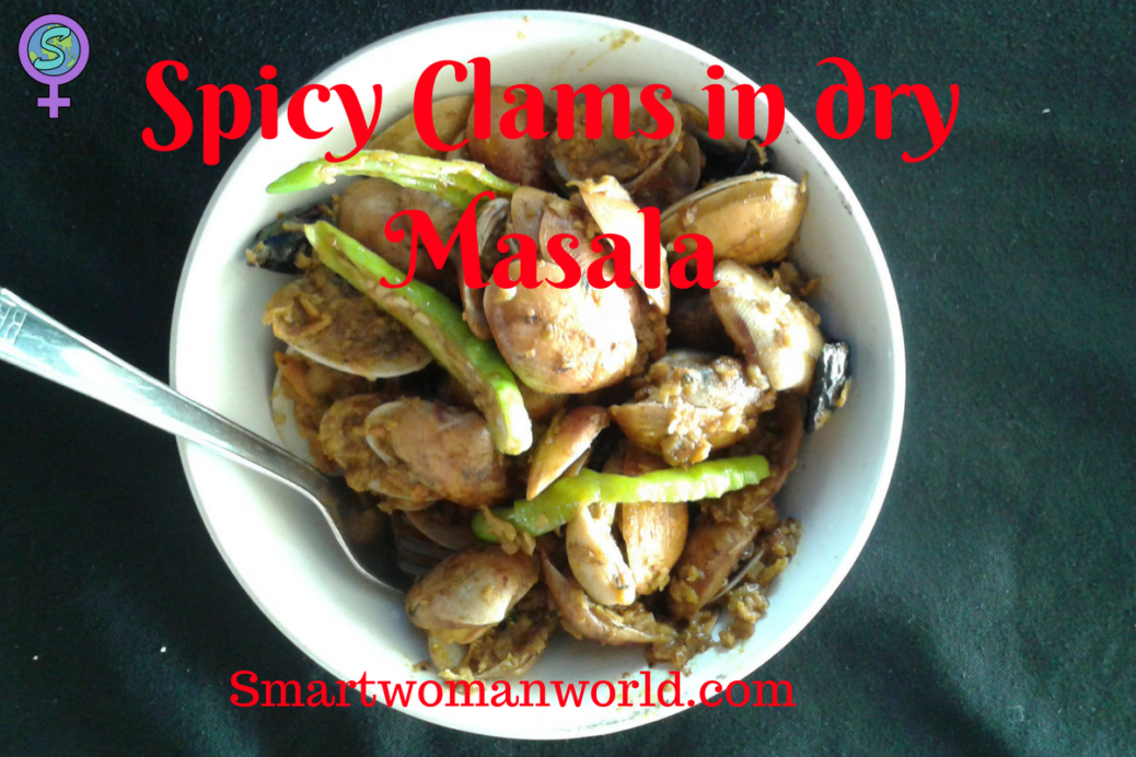 Spicy Clams in dry Masala