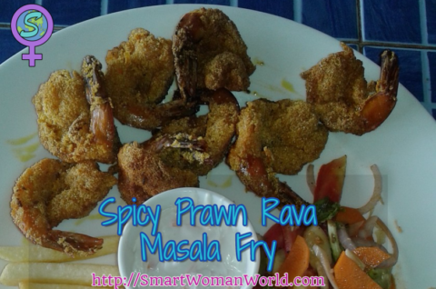 Spicy Prawn Rava Masala Fry